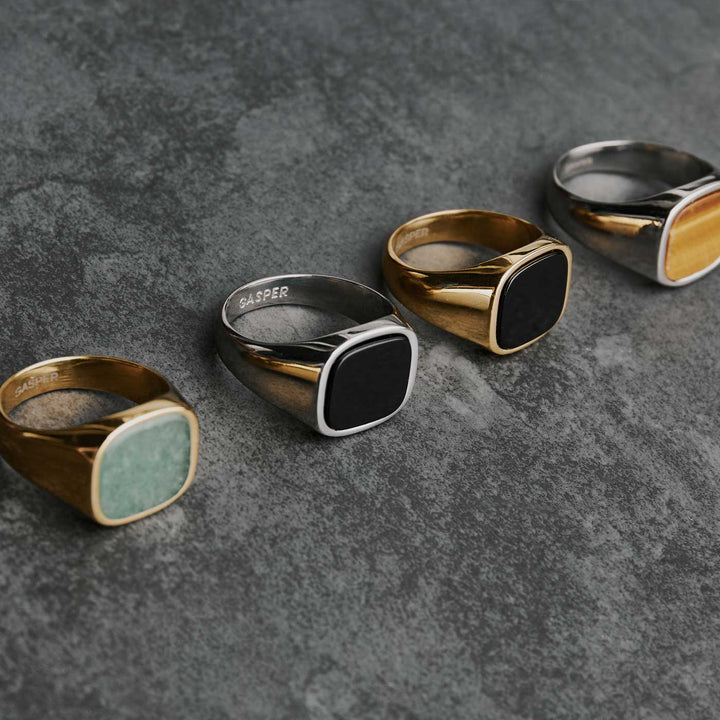 Square Onyx Ring