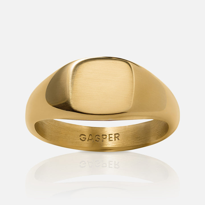Essential Signet Ring - Gold