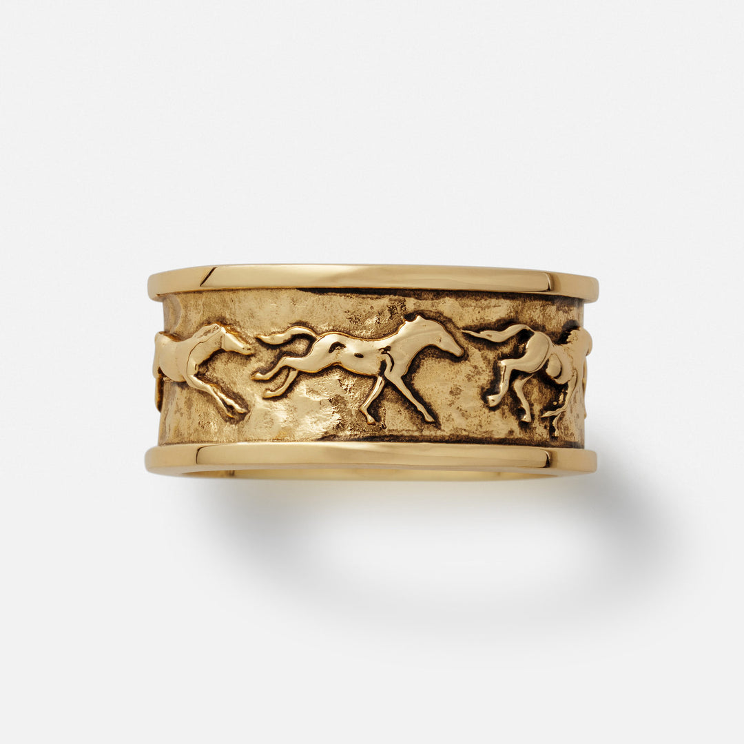 Bronco Band Ring - Gold