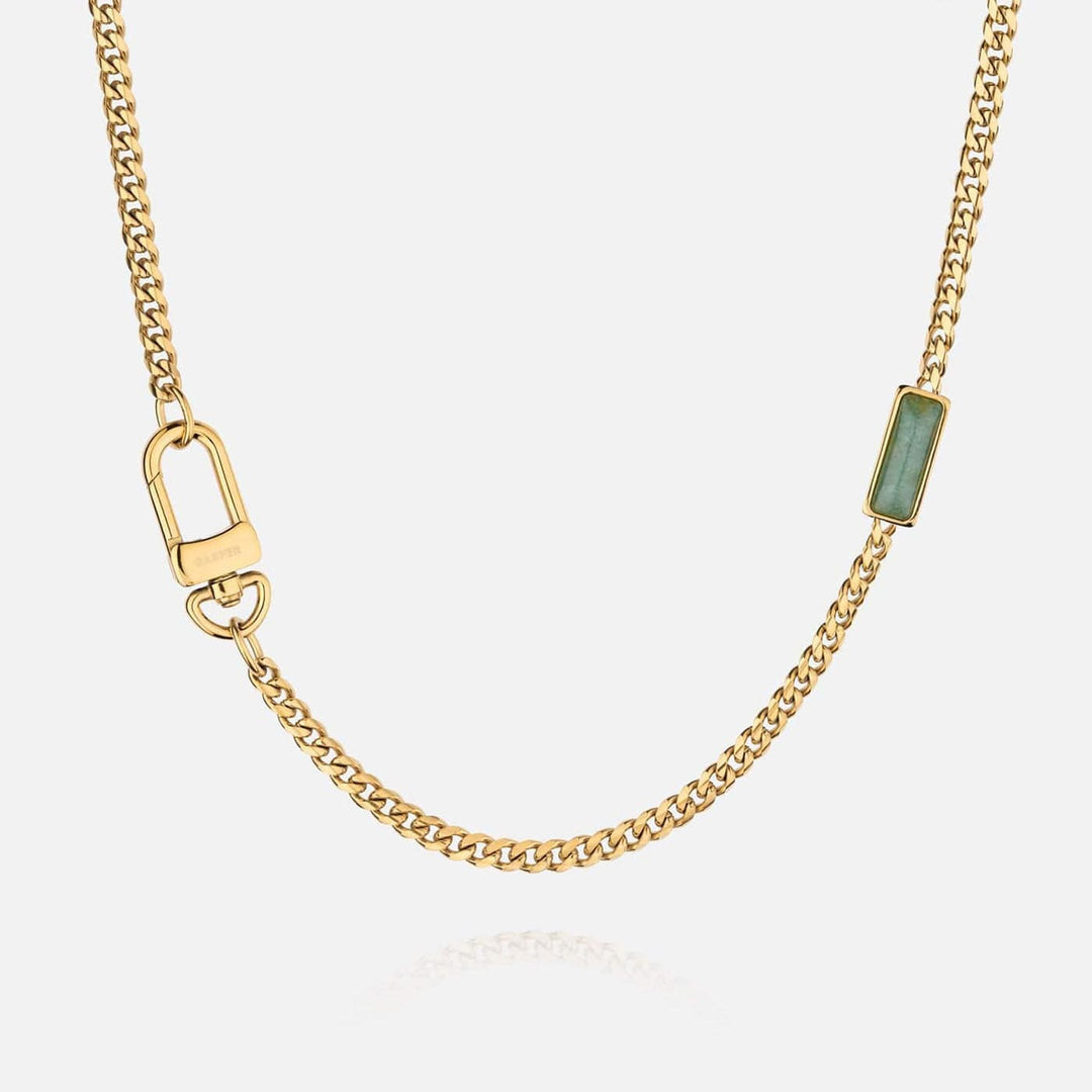 Fusion Cuban - Aventurine | Premium Chain | GASPER.CO