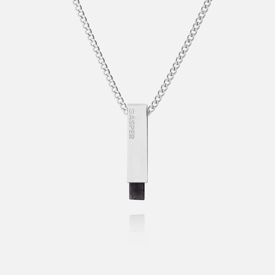 Bar Pendant - Black Spectrolite | Premium Pendant | GASPER.CO