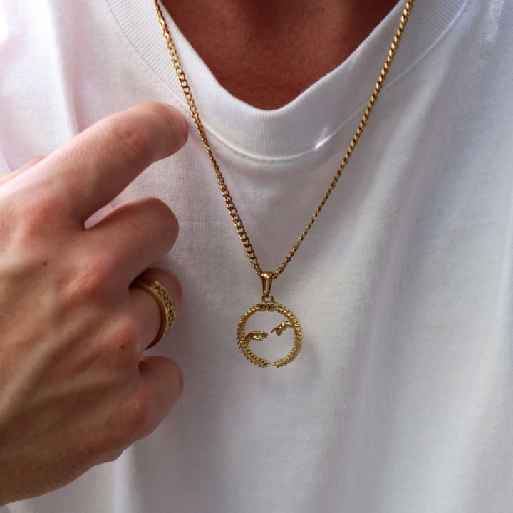 Creation of Adam pendant