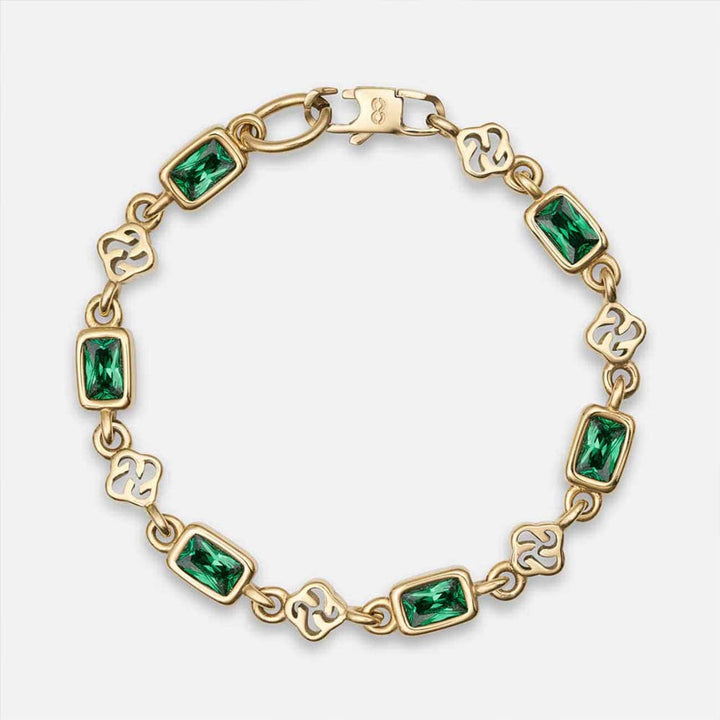 Gemstone Bracelet - Emerald | Premium Bracelet | GASPER.CO