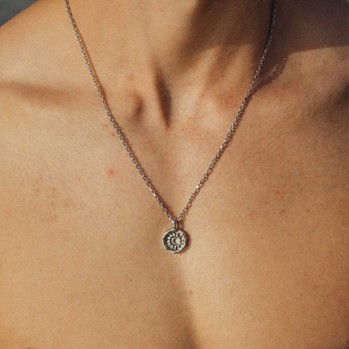 Eclipse Pendant worn
