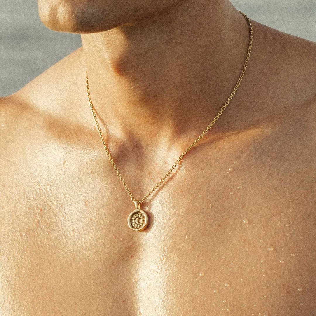 Eclipse Pendant worn