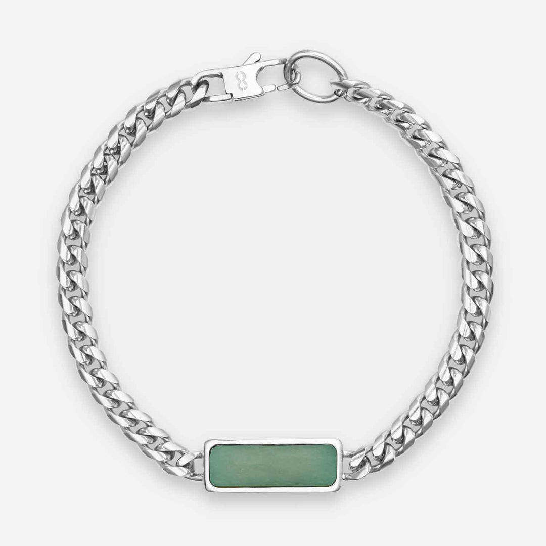 Fusion Cuban Bracelet, Aventurine | Premium Bracelet | GASPER.CO