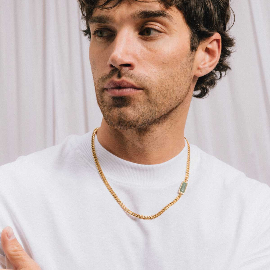 Fusion Cuban - Aventurine | Premium Chain | GASPER.CO