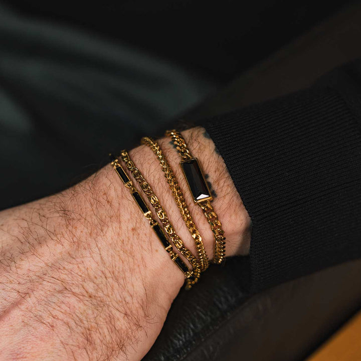 Fusion Cuban Bracelet - Onyx
