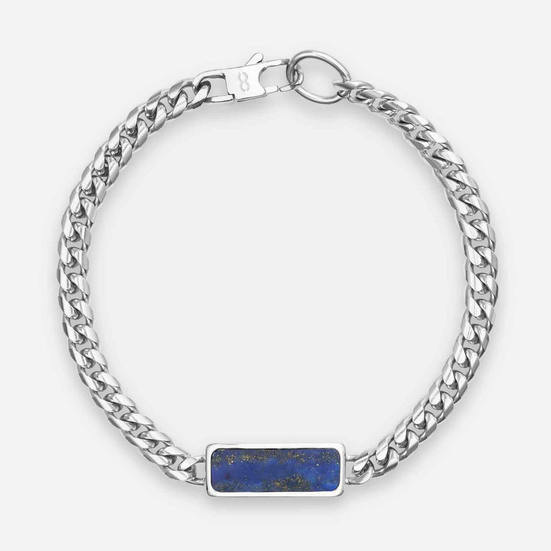 Fusion Cuban Bracelet, Lapis | Premium Bracelet | GASPER.CO