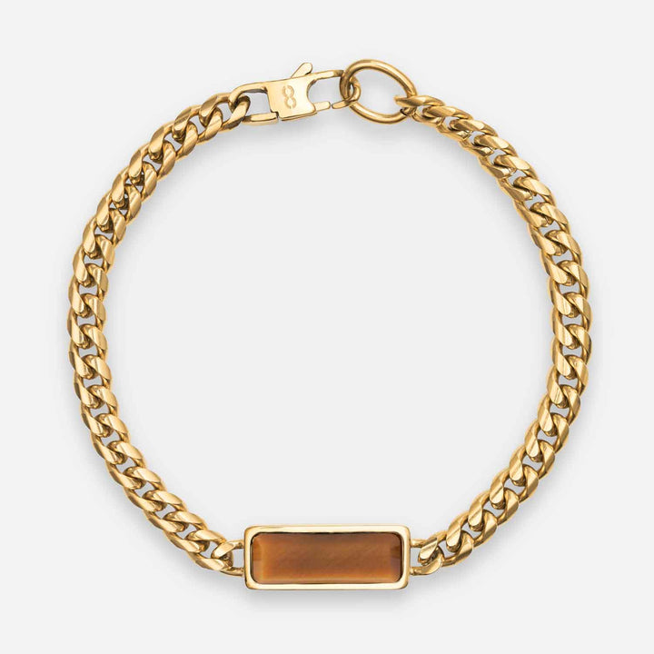 Fusion Cuban Bracelet, Tigers Eye | Premium Bracelet | GASPER.CO