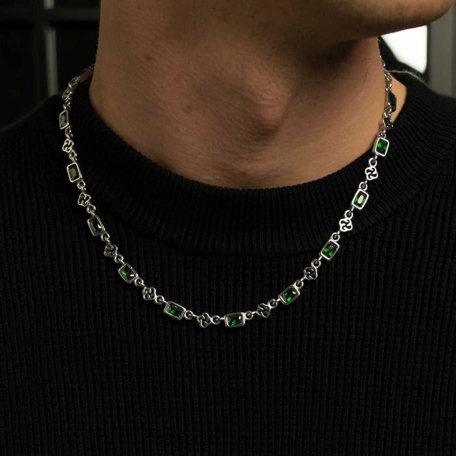 Gemstone Necklace - Emerald