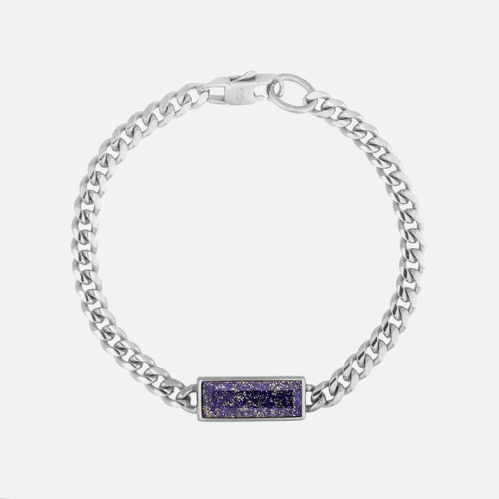 Fusion Cuban Bracelet - Lapis