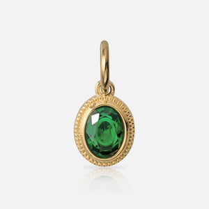 Micro Oval - Emerald