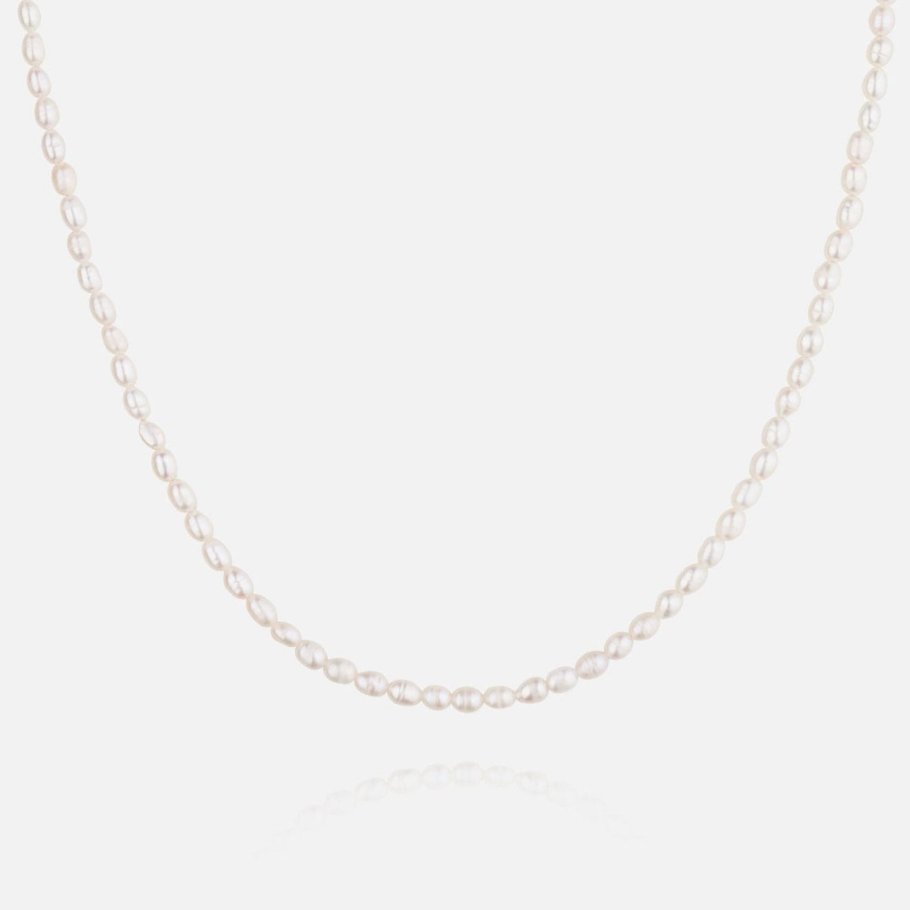 Minimal Pearls Necklace - THE GASPER