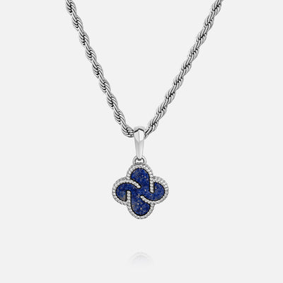 Heritage Clover Pendant - Lapis