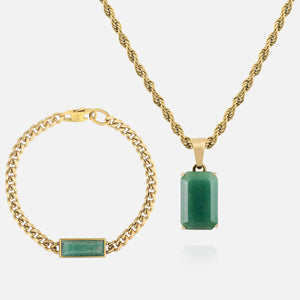 Void Bracelet Set - Aventurine