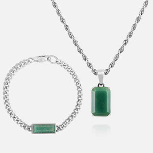 Void Bracelet Set - Aventurine