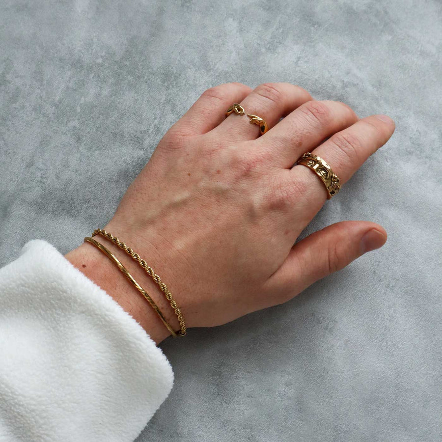 Double Rope / Octagon Bracelet