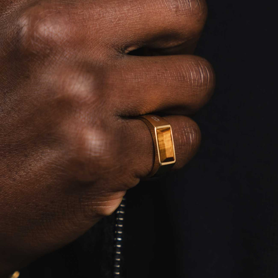 Pristine - Tigers Eye | Premium Ring | GASPER.CO