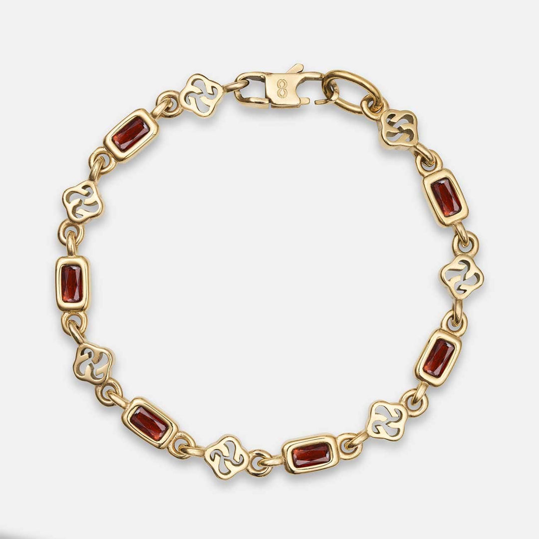 Gemstone Bracelet, Ruby | Premium Bracelet | GASPER.CO