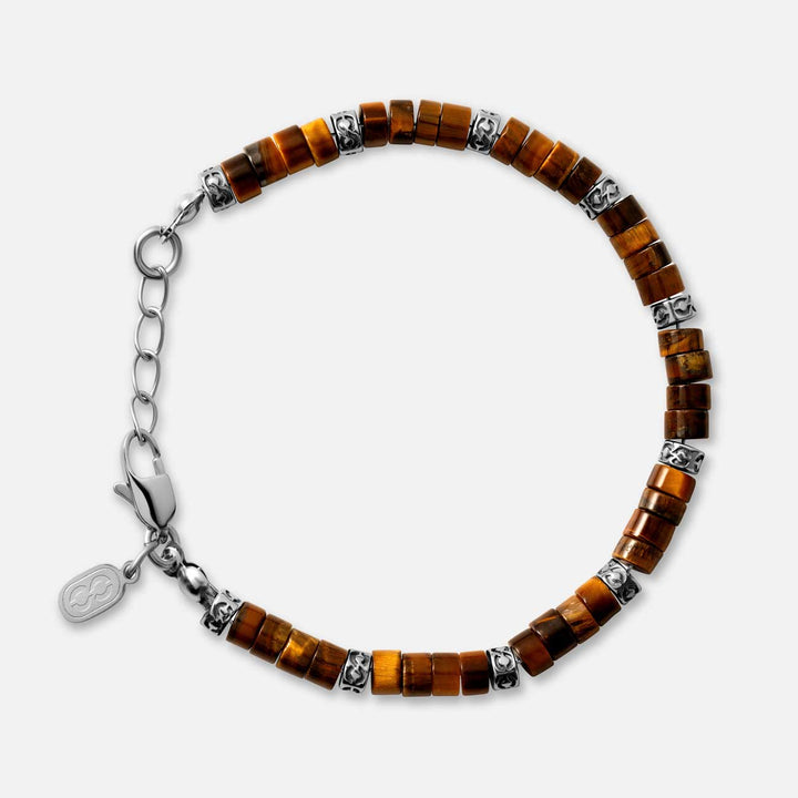 Heishi Bracelet - Tigers Eye