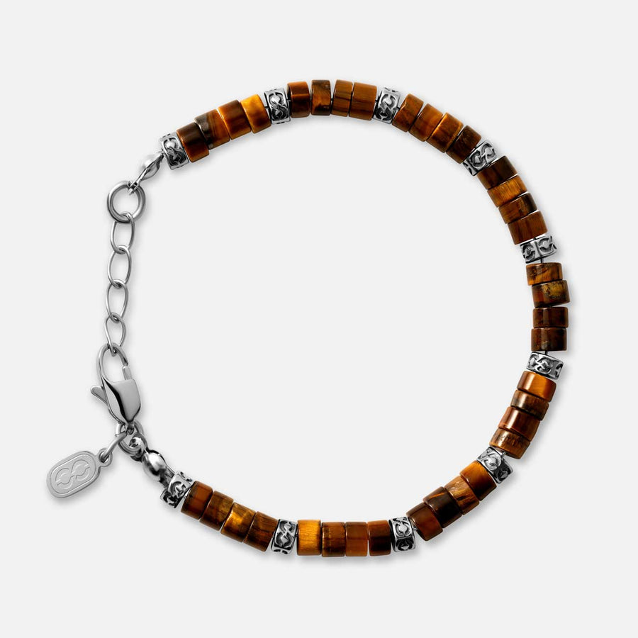 Heishi Bracelet - Tigers Eye