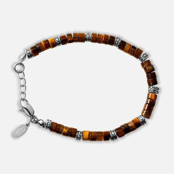 Heishi Bracelet - Tigers Eye