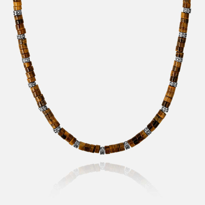 Heishi Necklace - Tigers Eye