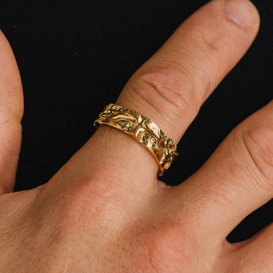David Band Ring on model
