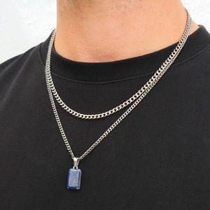 Void Lapis + 4mm Cuban Set