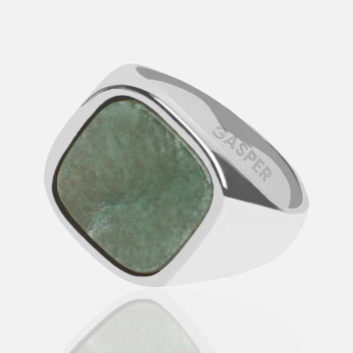 Square Aventurine Ring