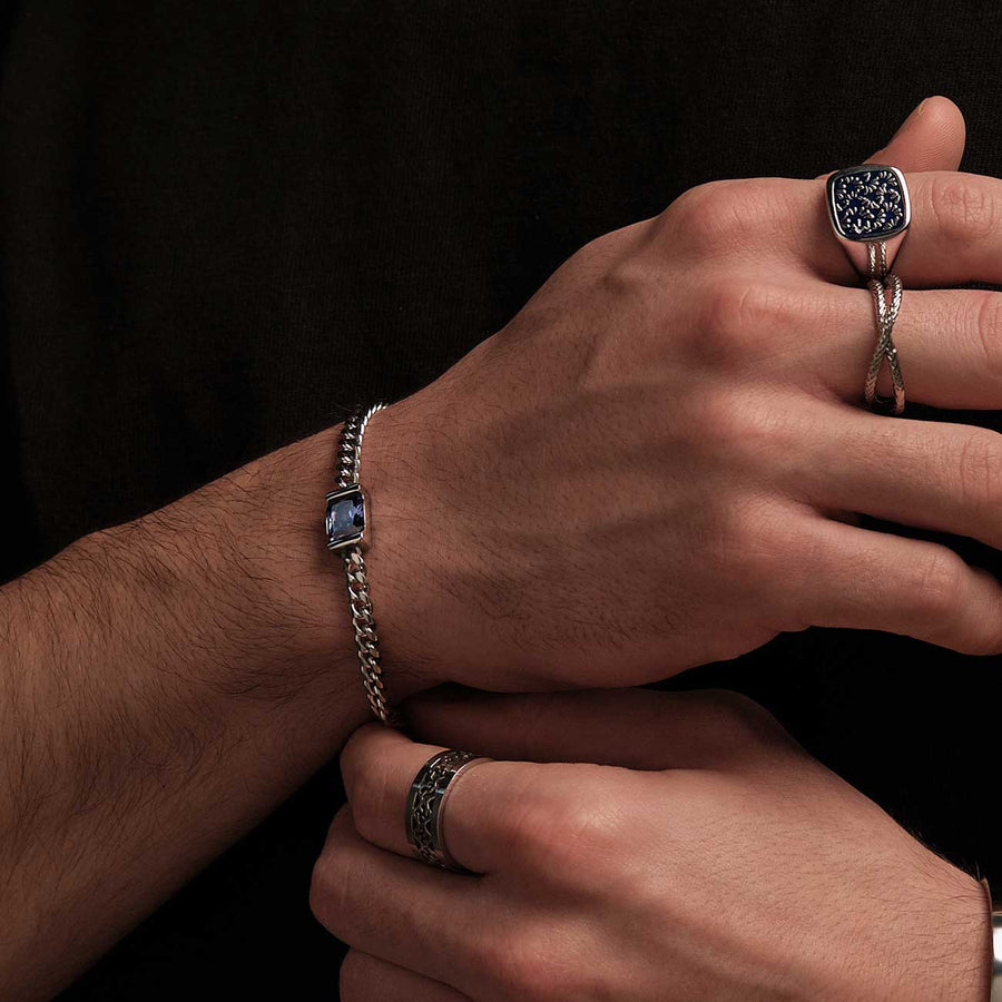 Chip Bracelet - Tanzanite