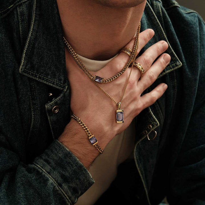 Chip Bracelet - Tanzanite