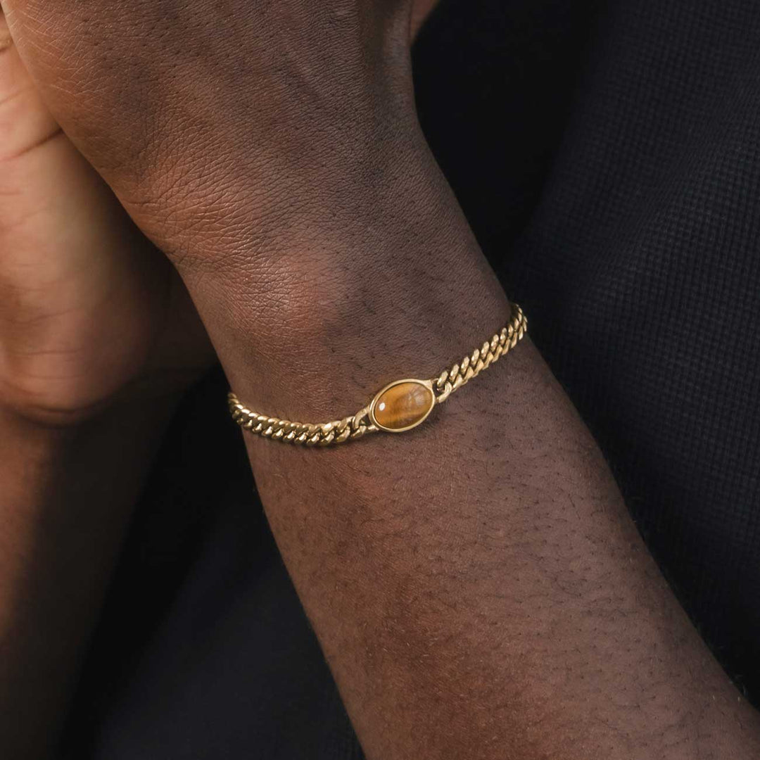 Oval Bracelet - Tigers Eye