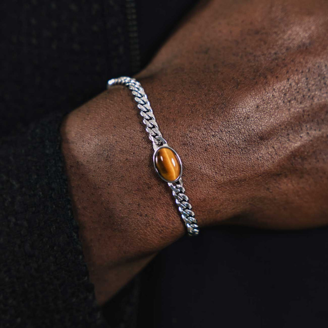 Oval Bracelet - Tigers Eye | Premium Bracelet | GASPER.CO