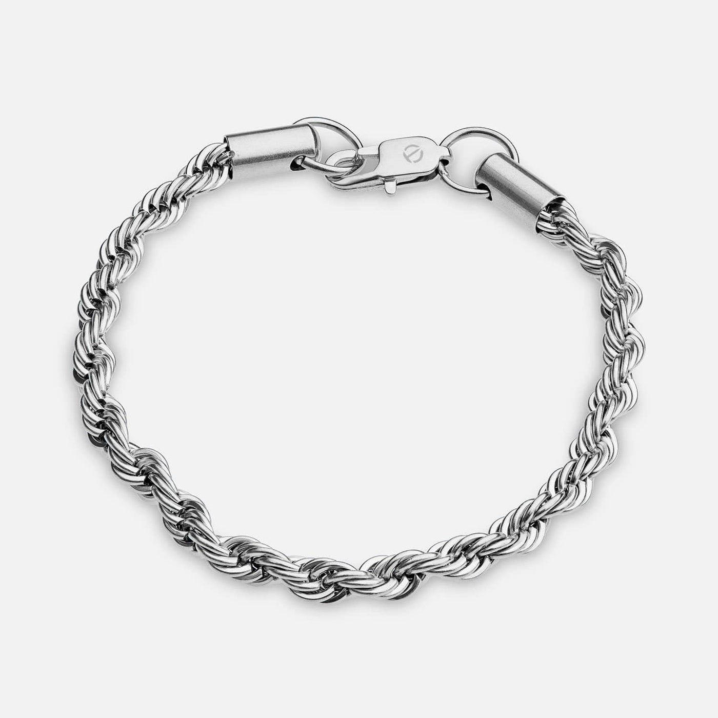 5mm Rope Bracelet Silver